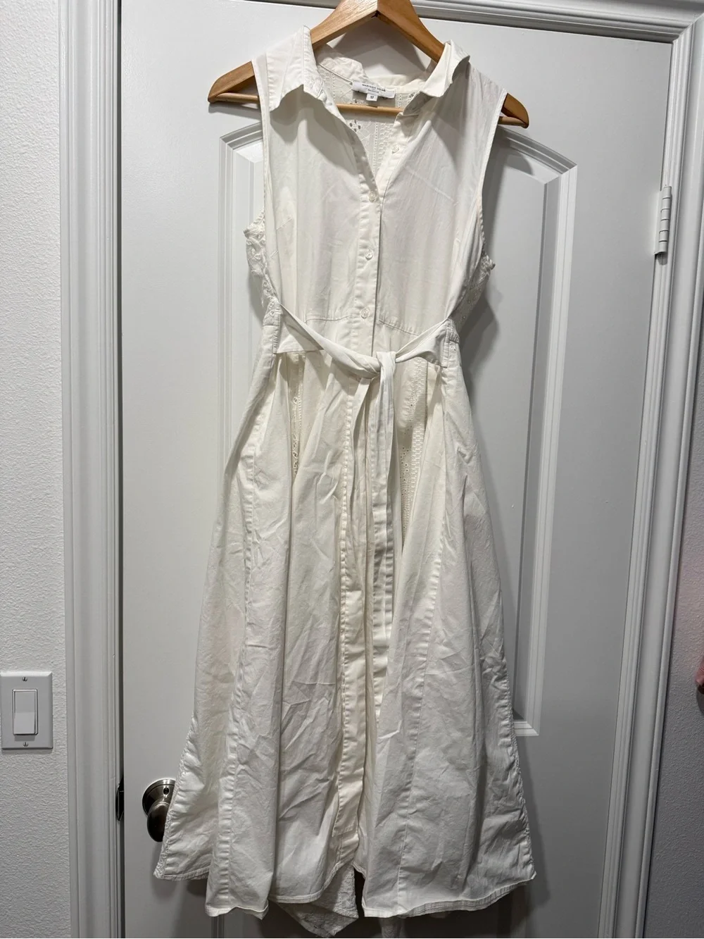 Marissa Webb Classic Sleeveless White Dress Excellent condition size 12